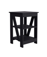 Side Table Rossville, Living Room, Black  - £109.00 GBP