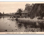 Scene IN West Lago Park Los Angeles California Ca Unp Wb Cartolina V24 - £4.41 GBP