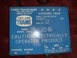 Vintage Life Like Trains Hobby Train Transformer Model 2952 - $24.63