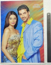 Bollywood Actor John Abraham Bipasha Basu Rare Poster India 11 X 16 inch - £15.72 GBP