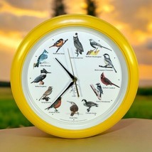 VTG National Audubon Society Singing Bird Quartz Clock Chiming on Hour -... - £21.96 GBP