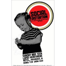 Social Distortion Poster, Lupos Providence RI 2011 NEW 11x17 - $11.99