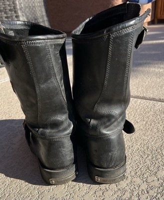 Harley Davidson Leather Conductor Motorcycle Biker Riding Boots Menโs Size 11.5 Item image 6
