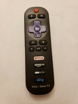 Tcl Roku Tv Remote DRC280 06-IRPT20-DRC280 Netflix Amazon Hbonow Sling - $7.56