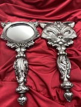 Alchemy England V64 Sacred Cat Hand Mirror Gothic Vintage Vanity IN HAND - £24.51 GBP