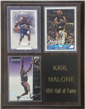 Karl Malone Utah Jazz 7&quot;x 9&quot; 3-Card Plaque - £15.91 GBP