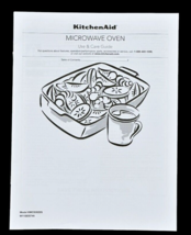 KitchenAid Microwave Use and Care Manual for Model KMCS3022G - $6.79