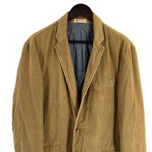 J.Crew Tan Corduroy Ludlow Blazer Jacket Two Button Mens Size Large - £42.56 GBP