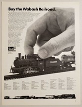 1968 Print Ad Revell N Gauge HO Trains Wabash Railroad Venice,California - £9.22 GBP