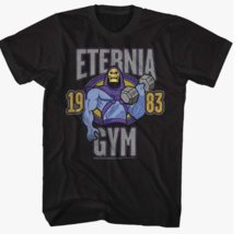 Masters of The Universe TV Television Series Eternia Gym Black Adult T-Shirt Tee - £11.84 GBP