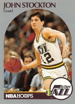 1990-91 NBA Hoops #294 John Stockton Utah Jazz  - £0.69 GBP