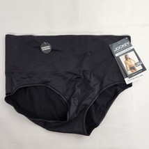 Jockey Generation Seam Free Brief Underwear Women&#39;s Black Large NWT - £9.47 GBP