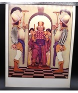 Vtg Knave of Hearts Maxfield Parrish Poster Book Plate Print &#39;74 Nostalg... - $558.77 MXN