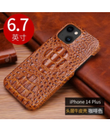 Real Genuine Cowhide Leather Case For iPhone 16 15 14 13 12 11 PRO MAX C6 - $19.99