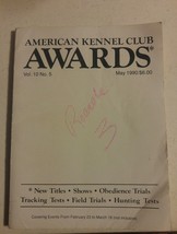 000 VTG AKC American Kennel Club Awards Book Volume 10 No. 5 May 1990 - £13.33 GBP