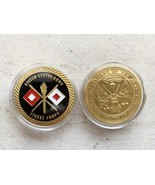US ARMY SIGNAL CORPS Challenge Coin Ft. Gordon - £12.92 GBP