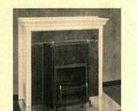Vtg Advertising Flyer 1940s-50s Firedair Complete Fireplace &amp; Mantel Cin... - $15.10