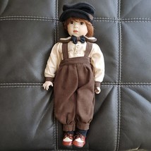 Coca Cola Boy Danny Porcelain Heirloom Doll Limited Edition By The Franklin Mint - £52.85 GBP