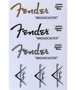 33 - Fender Broadcaster Headstock Logo STICKER tricolor - $8.15 CAD