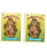 1987 Garbage Pail Kids Cards Series 9 378a Empty Emmy / 378b Ragged Aggie - £3.80 GBP