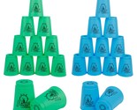 Sport Stacking Cups, 24Pcs Speed Stacking Cups Speed Training Game Chall... - $37.99