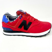 New Balance 574 Classic Paint Chip Red Blue Womens Running Shoes WL574ACC - $64.95