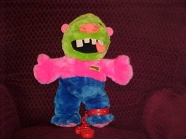 17&quot; Zugly Cyclops Monster Plush Toy With Chain and Padlock from 1986 Rare - £117.33 GBP