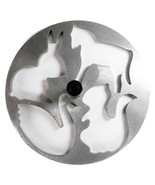 Aunt Jem Aluminum Pancake Mold Horse Swan Bunny Squirrel 60&#39;s Primitive ... - $186.75 MXN