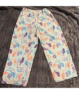 Anthony Richards Wm. SP Flannel Blue Birds Lounge Pajama Pants Org Purpl... - £14.69 GBP