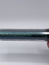 NYX Cosmic Metals Lip Cream Color Out Of This World Green Shimmer - £6.02 GBP