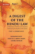 A Digest of the Hindu Law : of Inheritance Partition and Adoption Embodying the  - £23.88 GBP