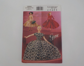 Vogue Craft Pattern #7224 Gene Doll Circa 1955 For Day Or Night Dress Uncut 1999 - $19.99