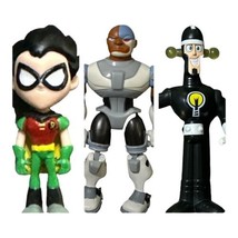 3 Teen Titans Go! Action Figure DC Comics Robin Dr Light Cyborg - £6.25 GBP