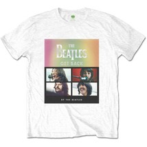 The Beatles Album Faces Gradient White Official Tee T-Shirt Mens Unisex - £25.10 GBP