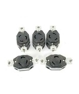 LOT OF 4 LEVITON 30A 125/250V TURN LOCKING RECEPTACLE OUTLETS - £41.39 GBP