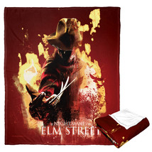 A Nightmare on Elm Street Silk Touch Throw Blanket, 50&quot; x 60&quot;, Into the Flames(D - £48.93 GBP