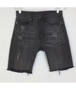 No Boundaries Cut-Off Shorts Womens 28 Black Denim Distressed 5-Pocket M... - £7.19 GBP