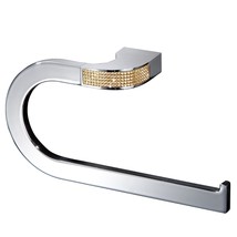 Cecilia bathroom towel ring holder with Swarovski crystals - £119.10 GBP+