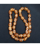 Vintage glass beads Honey Amber fancy Glass trade Beads Strand - €35,65 EUR Vintage glass beads Honey Amber fancy Glass trade Beads Strand - €35,65 EUR