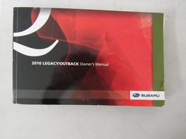2010 Subaru Legacy Outback Owners Manual [Paperback] Subaru - $32.34