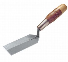 Margin Trowel 8&quot; X 2&quot; Blade Leather Handle - £54.28 GBP