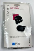 T-Mobile SUPA 33058 Universal Dual Micro USB Wall Charger-
show original... - £6.26 GBP