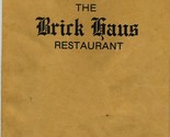 Brick Haus Restaurant Menus &amp; Napkin Amana Iowa 1960&#39;s - $44.50