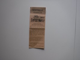Folding Brochure featuring Winthrop Washington - $4.99