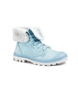 PALLADIUM Women Shoes Baggy Leather S Norse Vapor Blue Size US 6 92610-4... - £88.22 GBP