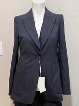 Size 4 Max Mara Acaici Single Breasted Virgin Wool Blazer in Ultramarine $1590 - £463.85 GBP