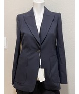 Size 4 Max Mara Acaici Single Breasted Virgin Wool Blazer in Ultramarine... - $11,423.51 MXN
