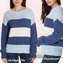 Lucky Brand Womens Colorblock Design Long Sleeve Sweater Size Small, Blu... - £27.13 GBP