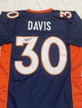 Terrell Davis Signed Denver Broncos Football Jersey with COA - £78.09 GBP