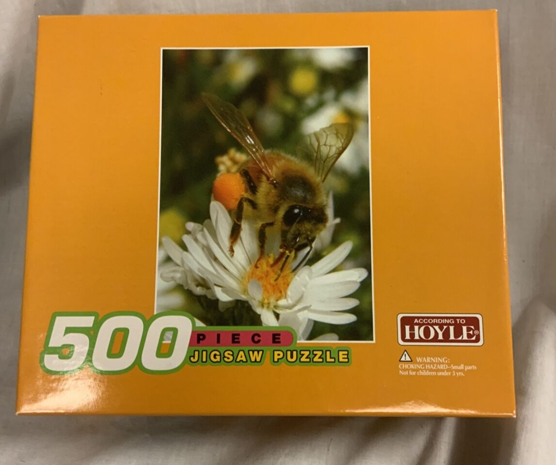 2005 Hoyle Bee on Flower 500 pieces Jigsaw Puzzle  10 to Adult 13.5x19 Tested - $8.96